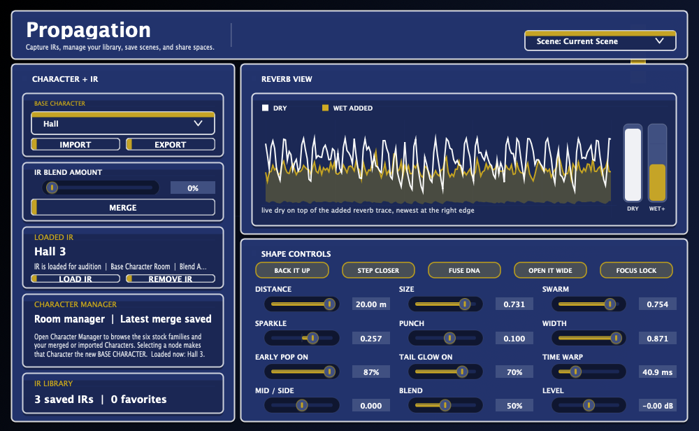 Propagation UI screenshot