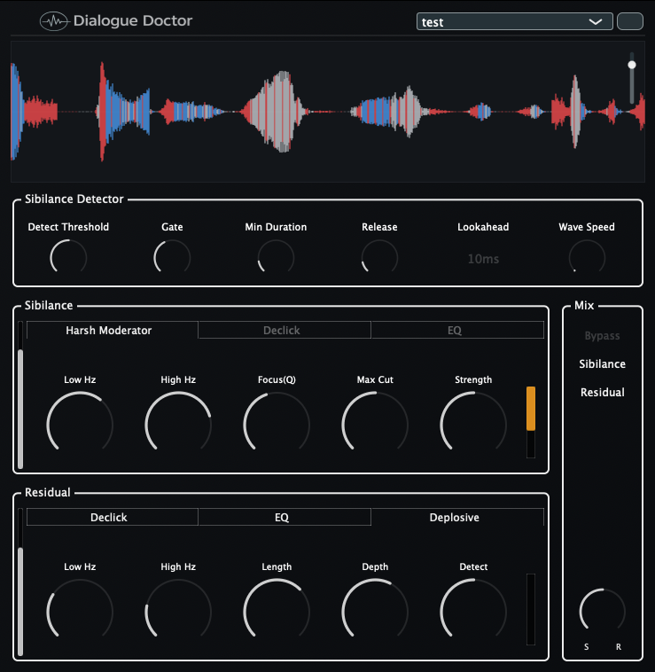 Dialogue Doctor UI screenshot