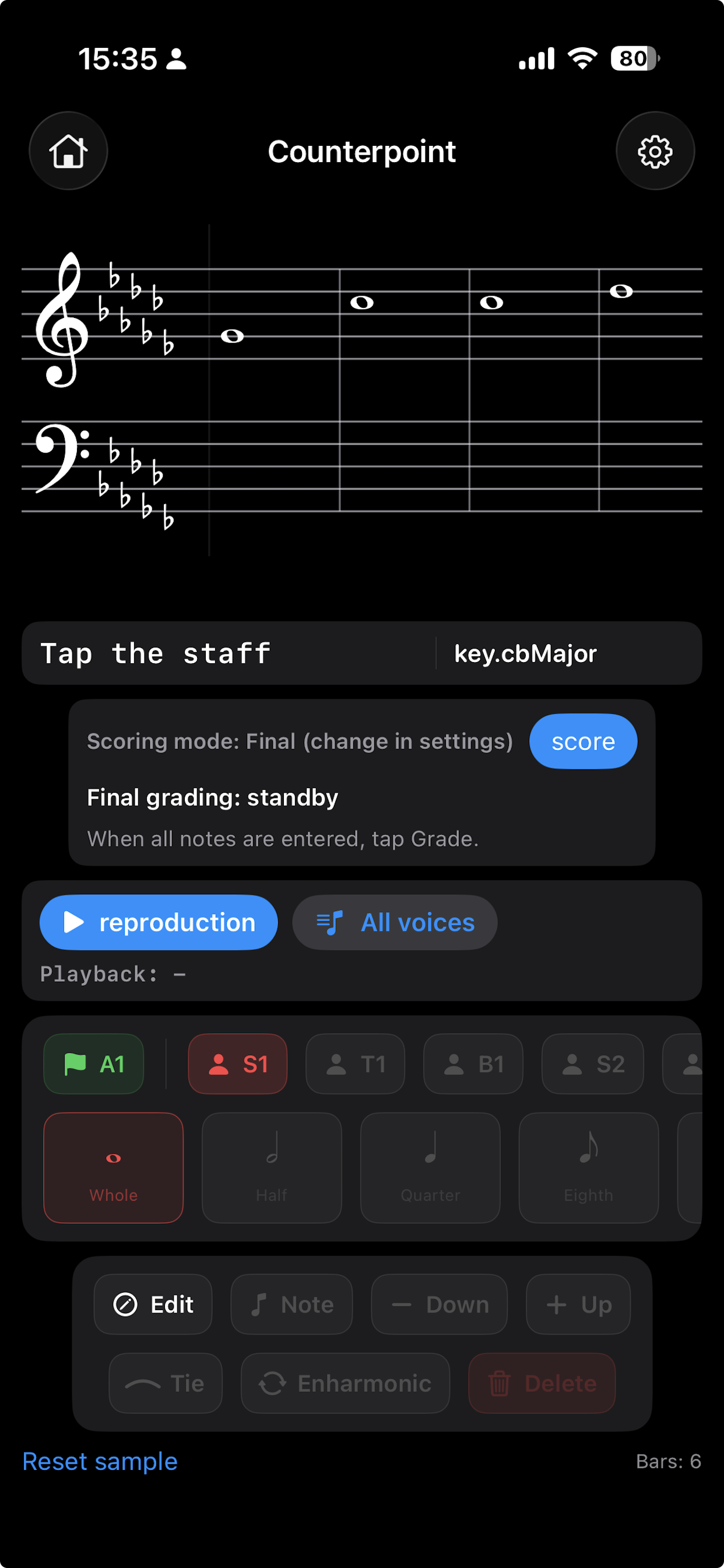Harmony & Counterpoint iPhone screenshot 2