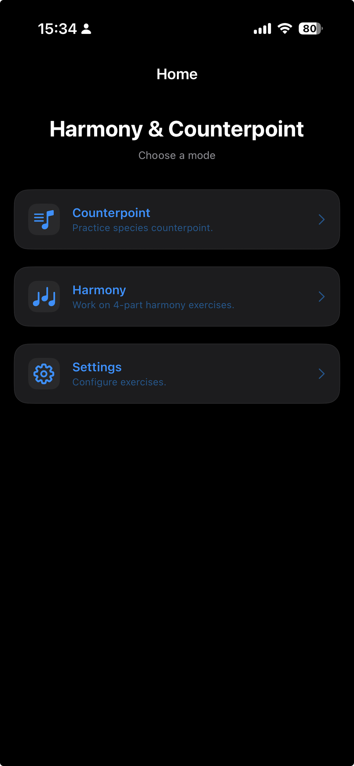 Harmony & Counterpoint iPhone screenshot 3