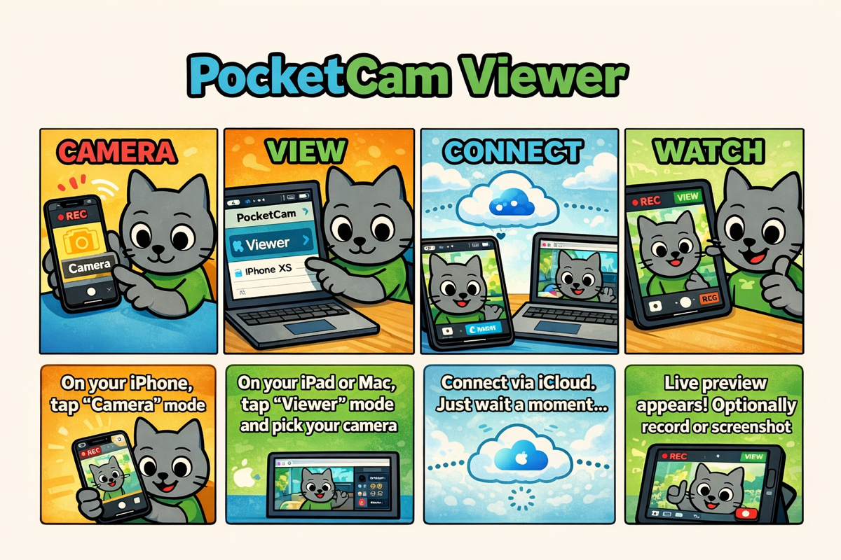 PocketCam Viewer overview screenshot